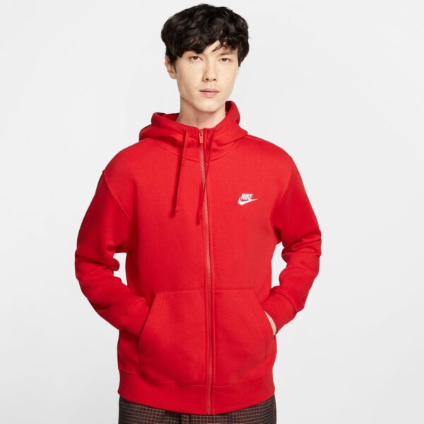 Nike Men's NSW Club Full Zip Hoodie - Image 3