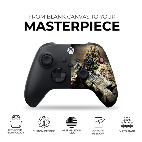 C-O-D Moderrn Warfare Custom X-Box Controller Wireless Compatible with X-Box One/X-Box Series X/S Proudly Customized in USA with Permanent HYDRO-DIP Printing (NOT JUST a SKIN) - Image 3