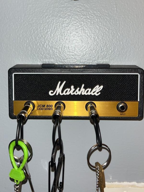 Marshall Jack Rack Key Holder | Standard Wall Mountable Key Rack Black | Decorative | Rock - Image 6