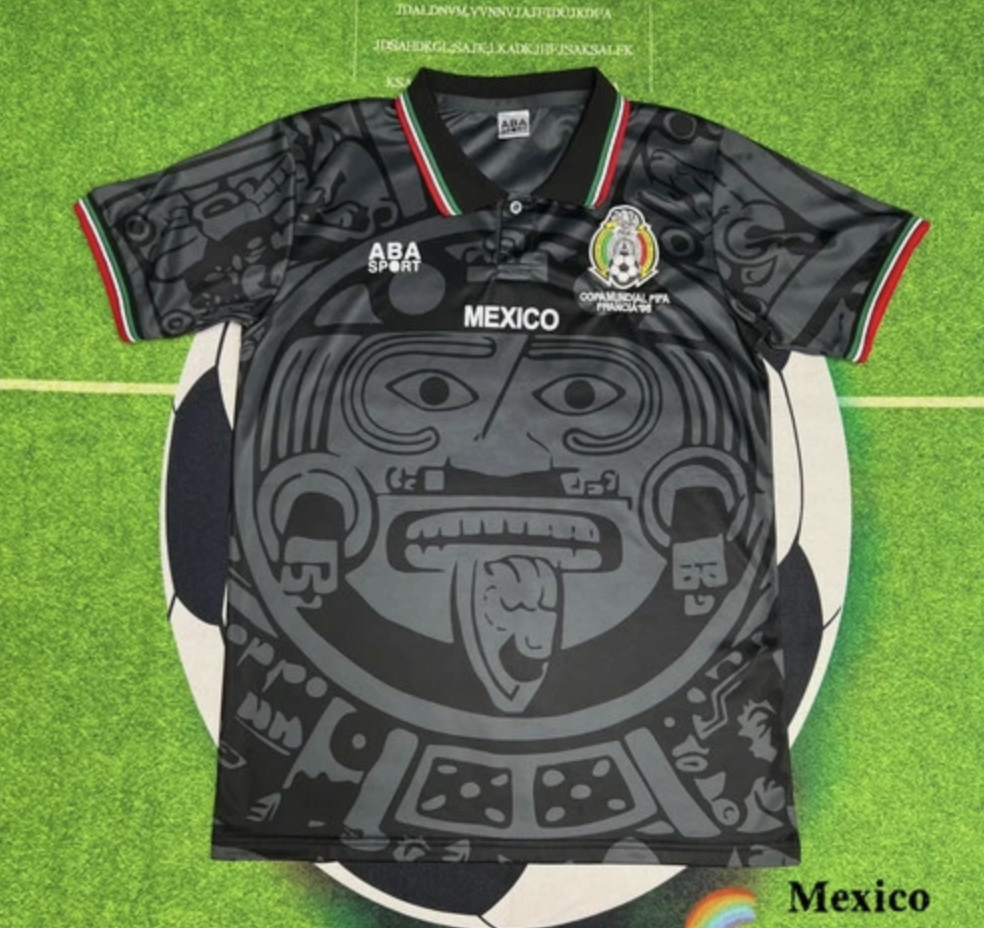 1998 World Cup Mexico National Team Short-Sleeve Green Soccer Jersey - Green - Image 5