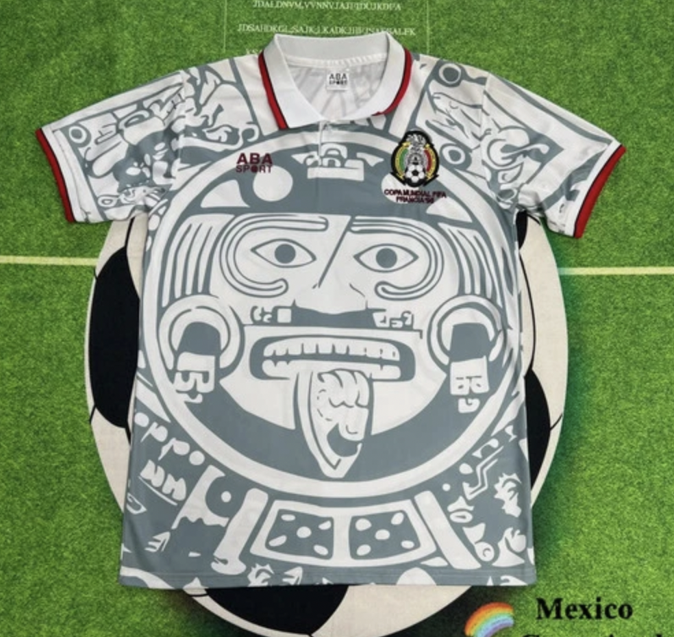 1998 World Cup Mexico National Team Short-Sleeve Green Soccer Jersey - Green - Image 4
